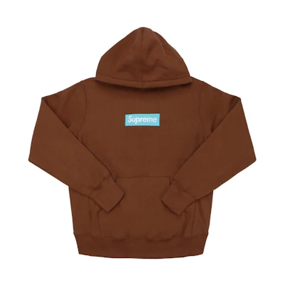 Supreme Box Logo Hooded Sweatshirt (FW17) Rust