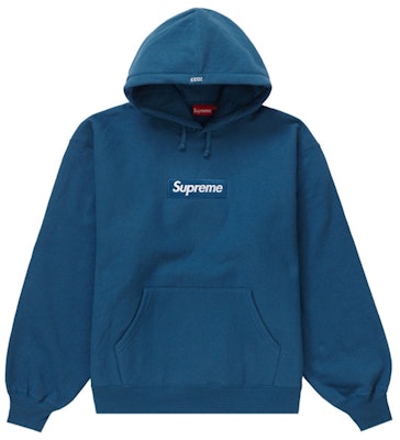 Supreme 盒標連帽衫 (FW23) 藍色 Buy Supreme 盒標連帽衫 (FW23) 藍色