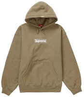 Supreme Box Logo Hooded Sweatshirt (FW23) Dark Sand Supreme Box Logo Hooded Sweatshirt (FW23) Dark Sand
