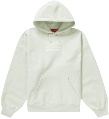 Supreme Box Logo Hooded Sweatshirt (FW23) Light Green - Novelship