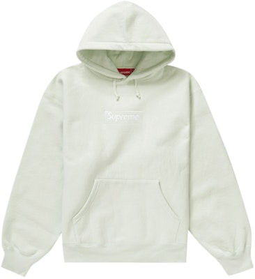 Supreme Box Logo Hooded Sweatshirt (FW23) Light Green - Novelship