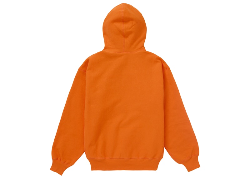 Order Supreme盒標連帽衫 (FW24) 深橘色