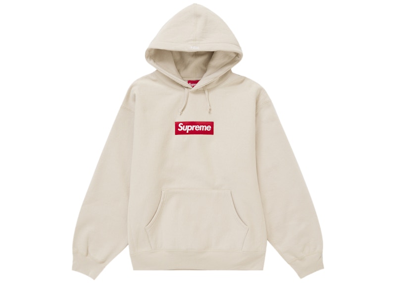 Buy Supreme Sudadera con Capucha Logo Caja (FW24) Piedra