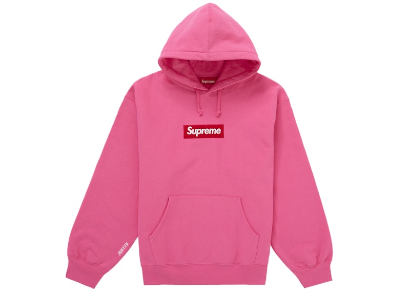 Supreme Box Logo Hooded Sweatshirt (FW25) Magenta