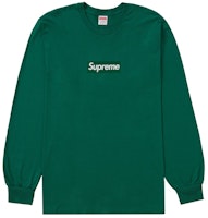 Supreme Box Logo L/S Tee Light Pine Supreme Box Logo L/S Tee Light Pine