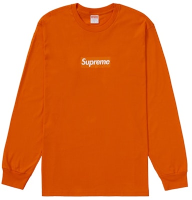 至尊盒标长袖T恤 橙色 Buy 至尊盒标长袖T恤 橙色