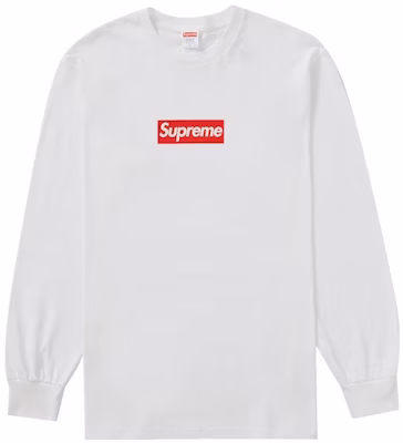 Supreme Box Logo L/S Tee White Buy Supreme Box Logo L/S Tee White