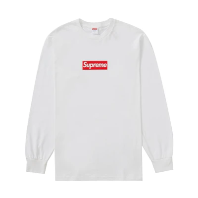 Supreme Box Logo LS Tee White