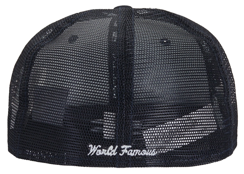 Order 슈프림 메쉬 박스로고 네이비 뉴에라 
