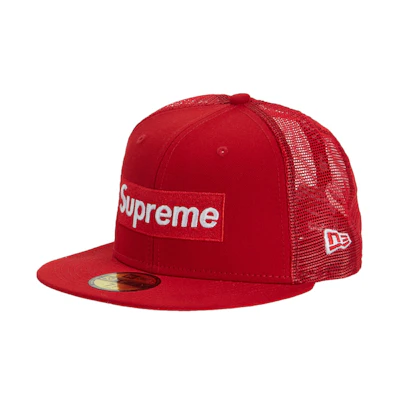 Supreme Box Logo Mesh Back New Era Red
