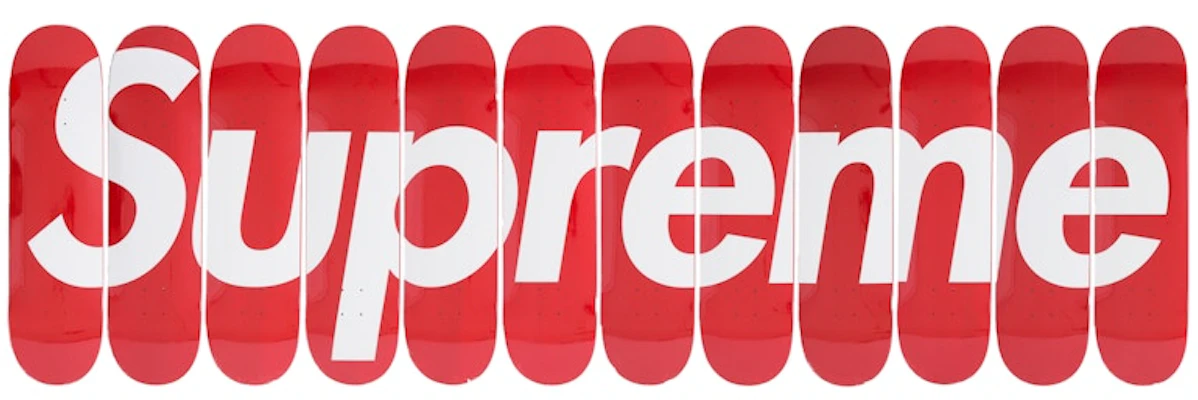 Supreme 經典紅色 Box Logo 滑板板面套裝 Buy Supreme 經典紅色 Box Logo 滑板板面套裝
