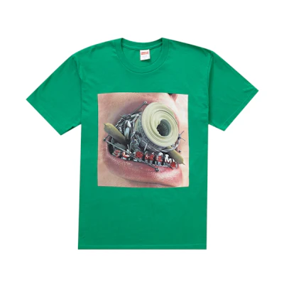 Supreme Braces Tee Green