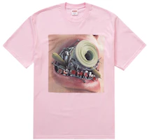 Supreme Braces Tee Light Pink Supreme Braces Tee Light Pink