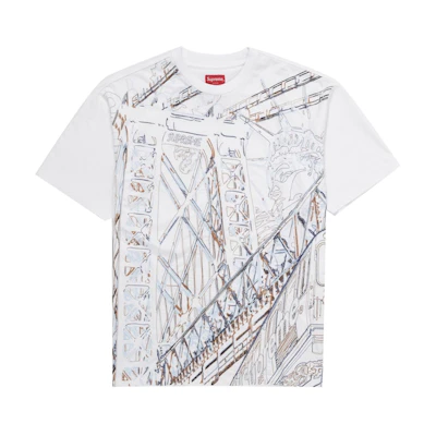Supreme Bridge Embroidered S/S Top White