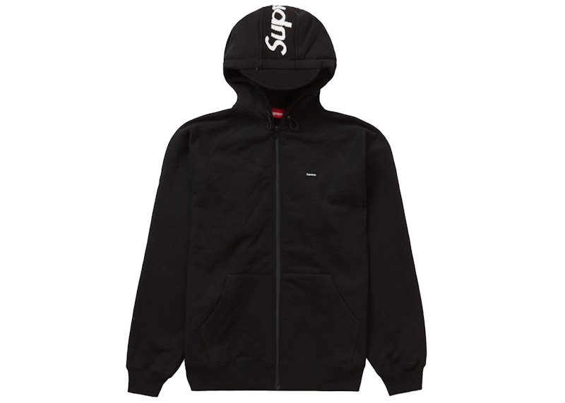 Buy 슈프림 브림 지퍼 후드티 (블랙) 
