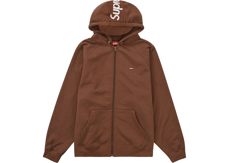 Buy Supreme Box Logo Hooded Sweatshirt (FW21) Dark Brown - Novelship
