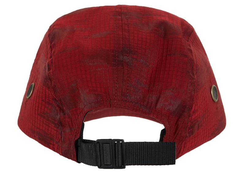 Supreme Broken Camo Camp Cap 'Red' 圖 2