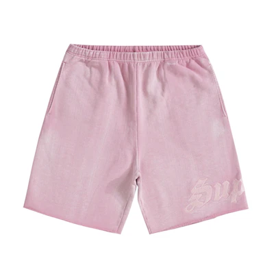 Supreme Brush Stroke Sweatshort Pink