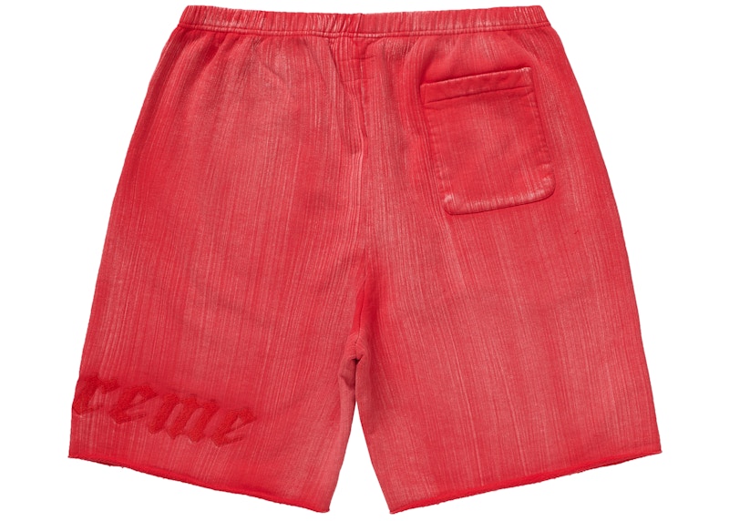 Supreme Brush Stroke Sweatshort Red 圖 2