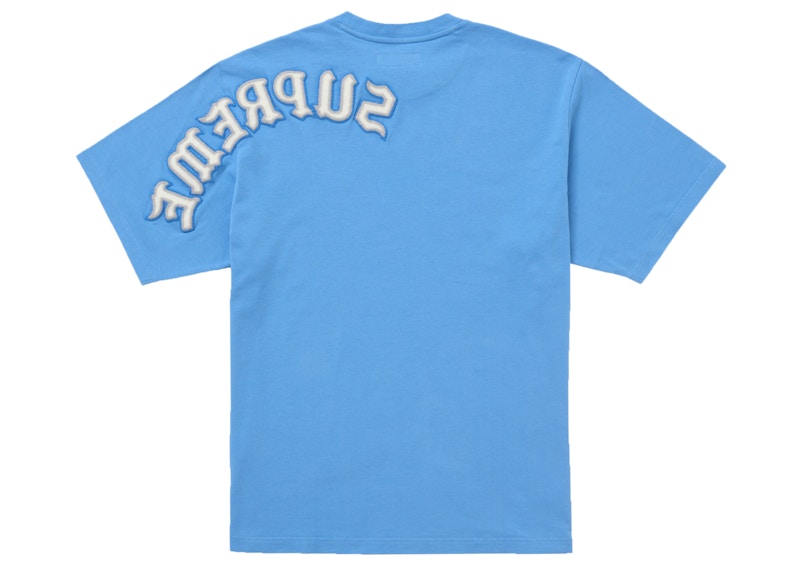 Supreme Brushed Arc S/S Top Light Royal
