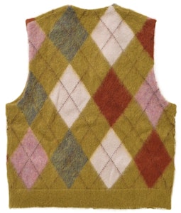 シュプリーム ブラッシュド アーガイル ジップアップ ベスト オリーブ Order シュプリーム ブラッシュド アーガイル ジップアップ ベスト オリーブ