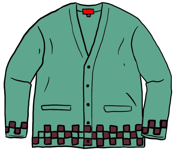 supreme-brushed-checkerboard-cardigan-mint