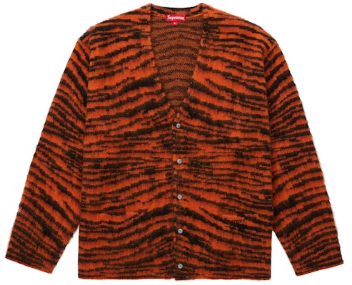 Cárdigan Supreme Mohair Cepillado Estampado Tigre. Buy Cárdigan Supreme Mohair Cepillado Estampado Tigre.