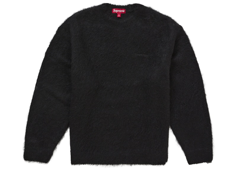 Supreme Brushed Mohair Sweater Black