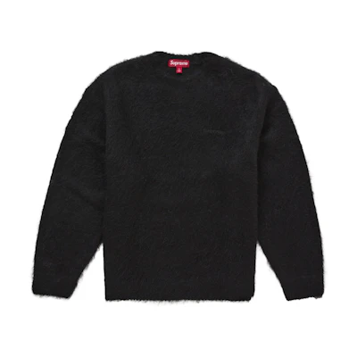 Supreme Brushed Mohair Sweater Black