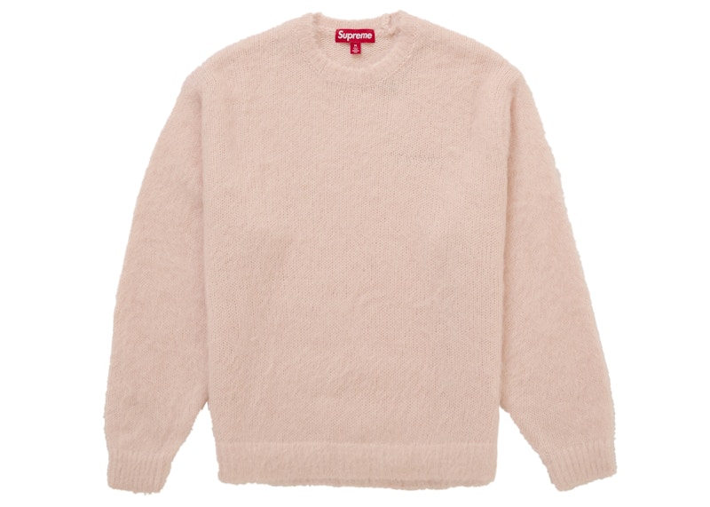 Supreme Brushed Mohair Sweater Light Pink