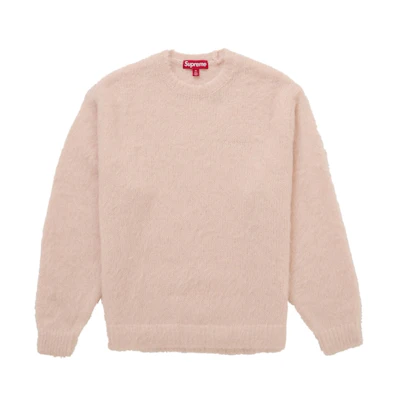 Supreme Brushed Mohair Sweater Light Pink