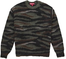 Supreme Brushed Mohair Sweater Tiger Camo Supreme Brushed Mohair Sweater Tiger Camo