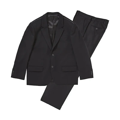 Supreme Brushed Wool Suit Black