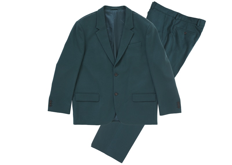 Supreme Brushed Wool Suit Teal
