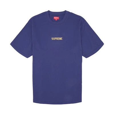 Supreme Bullion Logo S/S Top Washed Navy
