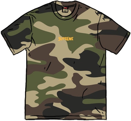 Supreme Logo Bullion Camiseta Manga Corta Camo Bosque Buy Supreme Logo Bullion Camiseta Manga Corta Camo Bosque