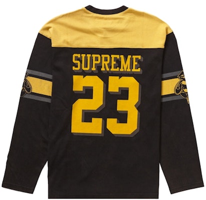 슈프림 범블비 긴팔 풋볼 티셔츠 블랙
Buy 슈프림 범블비 긴팔 풋볼 티셔츠 블랙