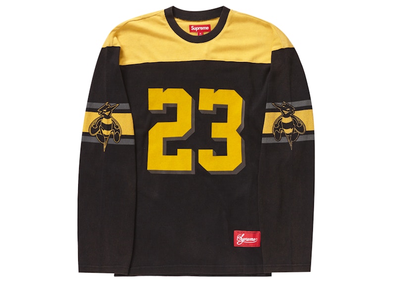 Order 슈프림 범블비 긴팔 풋볼 티셔츠 블랙 
