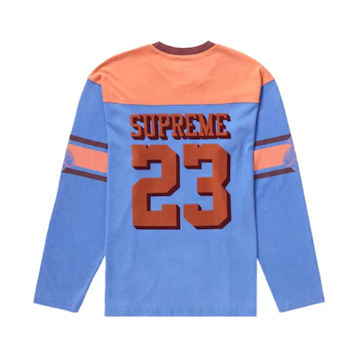 Supreme Bumblebee L/S Football Top Light Royal