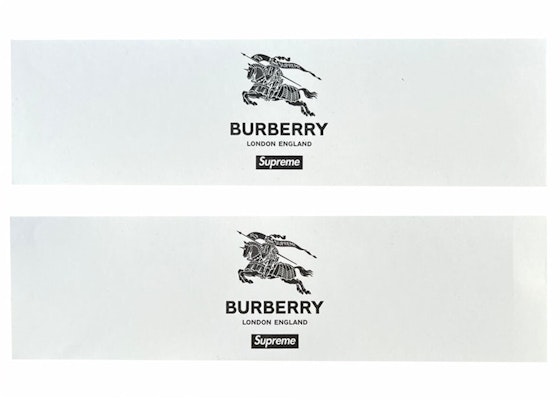 Supreme Burberry Stiker Set Logo Kotak Order Supreme Burberry Stiker Set Logo Kotak