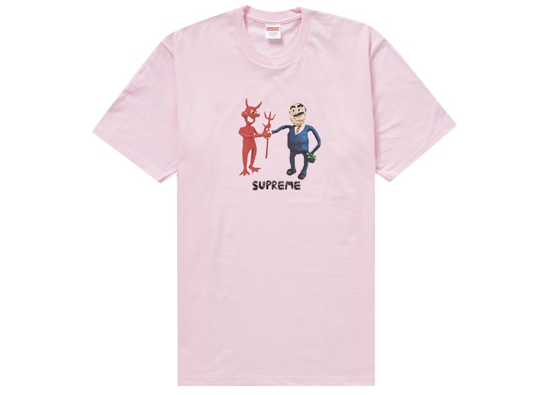 Supreme Business Tee Light Pink