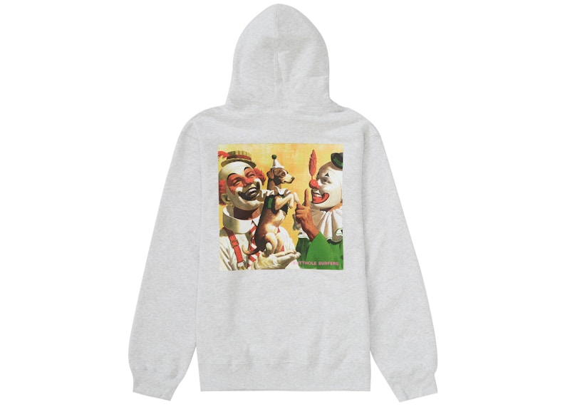 Supreme/Butthole Surfers Hooded Sweatshirt Ash Grey