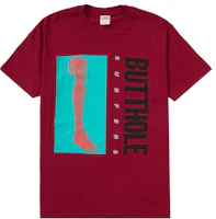Supreme/Butthole Surfers Leg Tee Dark Magenta Supreme/Butthole Surfers Leg Tee Dark Magenta