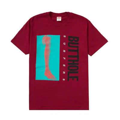 Supreme/Butthole Surfers Leg Tee Dark Magenta