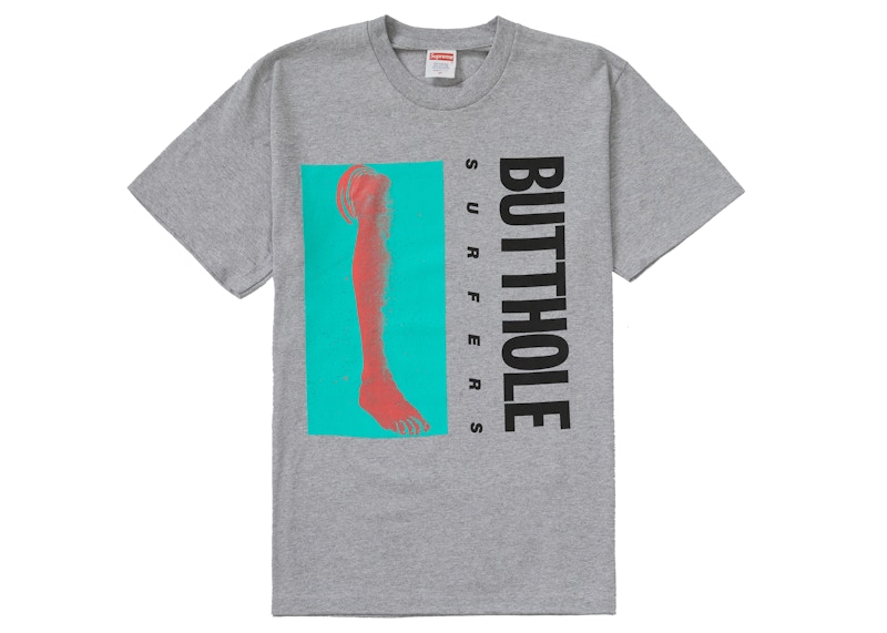Buy Supreme x バットホール・サーファーズ 灰T
