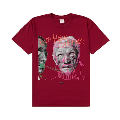 Supreme/Butthole Surfers Psychic Tee Dark Magenta