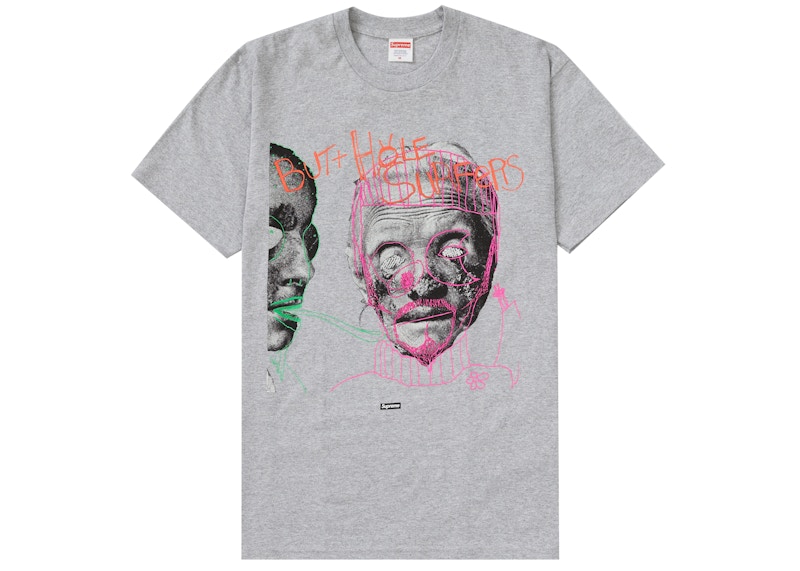 Supreme/Butthole Surfers Psychic Tee Heather Grey
