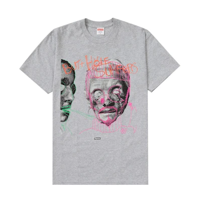 Supreme/Butthole Surfers Psychic Tee Heather Grey