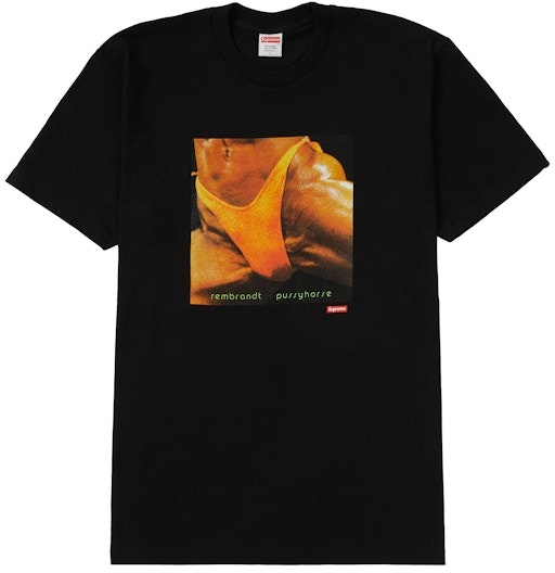 supreme-butthole-surfers-rembrandt-pussyhorse-tee-black
