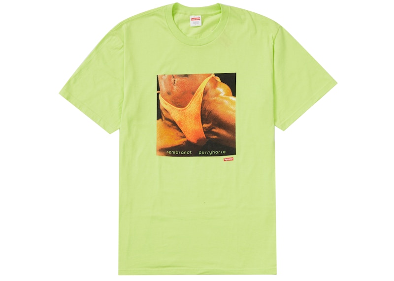 Buy Supreme/Butthole Surfers Camiseta Rembrandt Pussyhorse Verde Neón